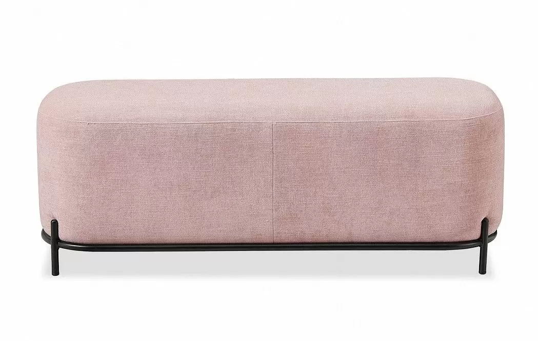 Банкетка Lilian (120), розовая пудра - фото 8