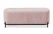 Банкетка Lilian (120), розовая пудра