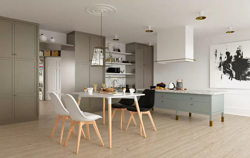 Стол Christian + 4 стула Ulric - фото 2