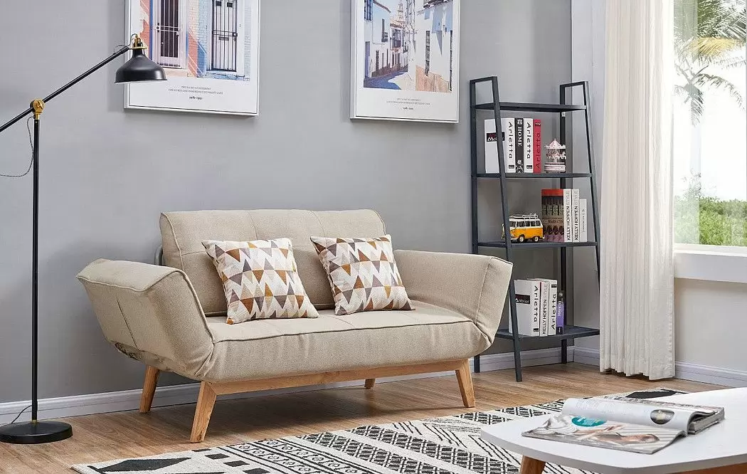 Подушка Quadro Meryl, коричневые ромбы - фото 2