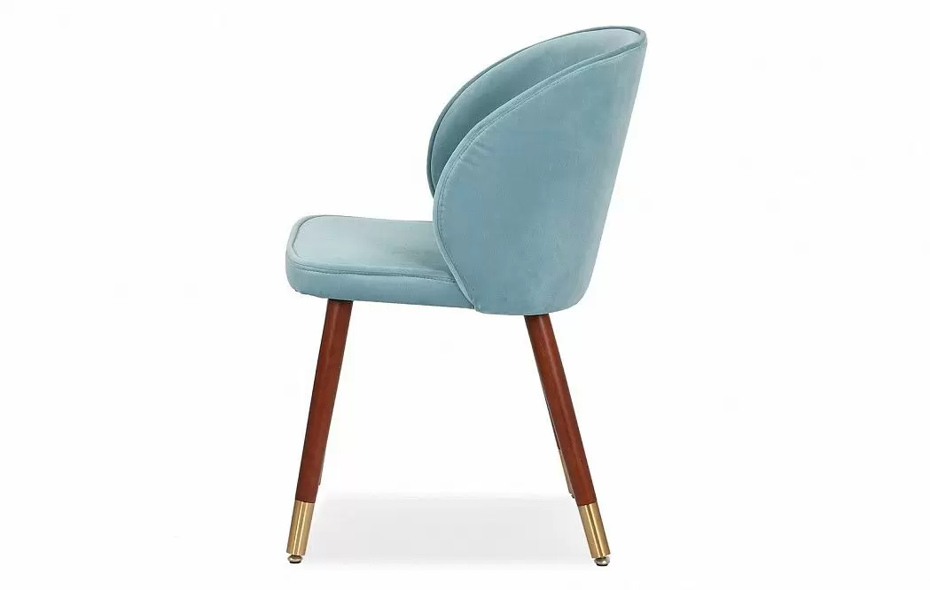 Стул Belle, голубой велюр - фото 8