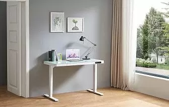 Стол Colorado (120) белый, регулируемая высота, электропривод