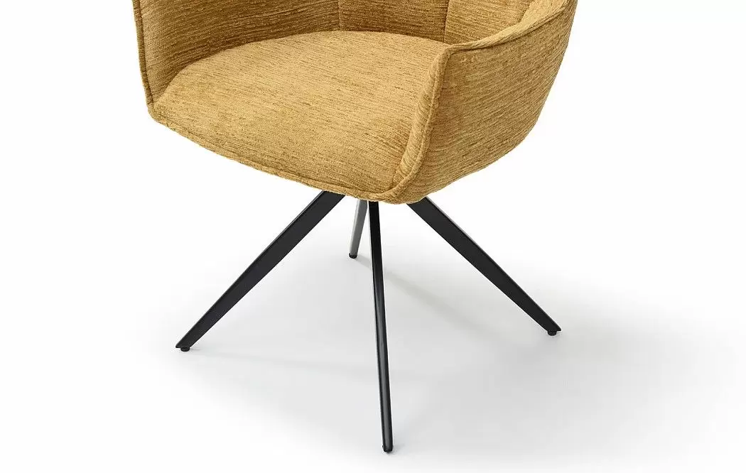 Стол Livorno + 4 стула Vincent охра - фото 14