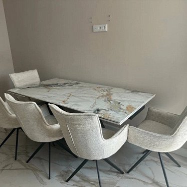 Стол Portofino Black 180, стул Vincent - Отзыв Яндекс