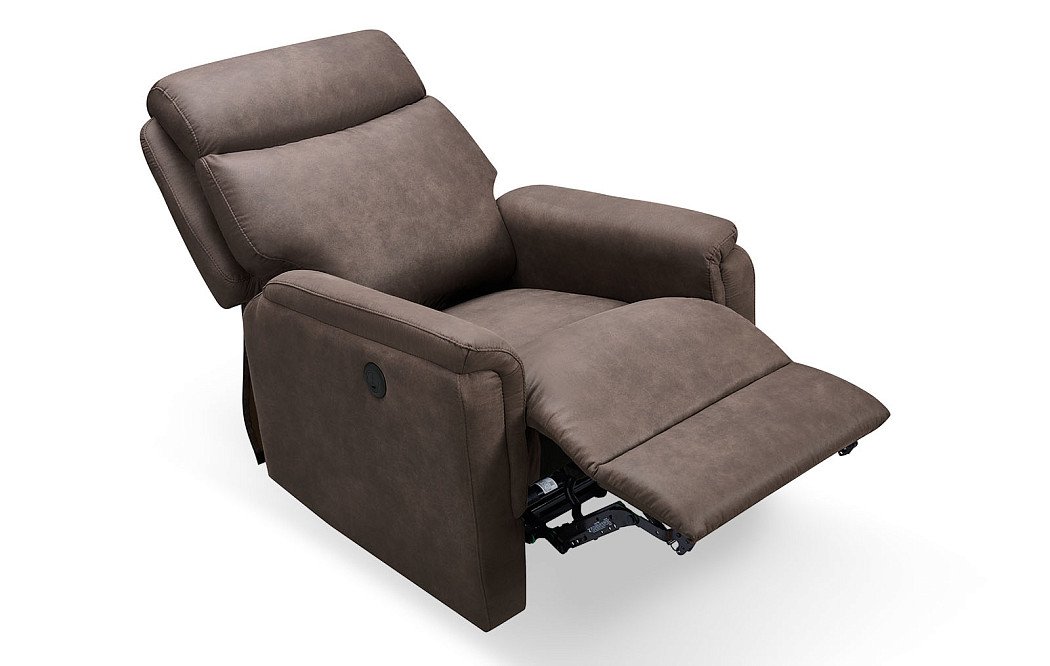 Кресло-реклайнер Stanley, коричневый - фото 8