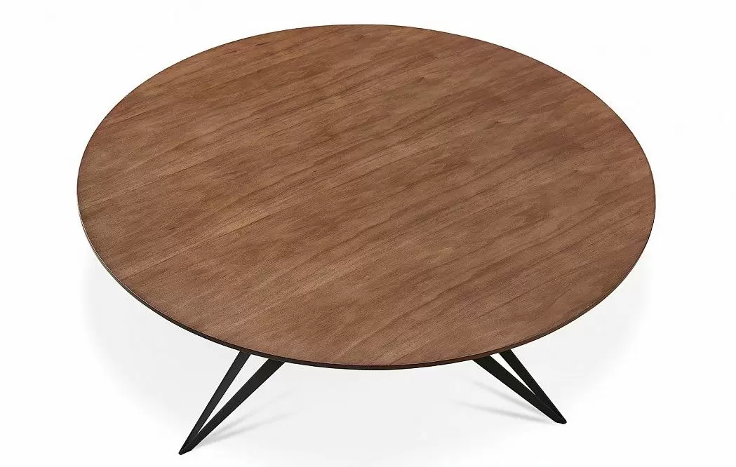 Стол журнальный Elegance (80), орех/черный - фото 4