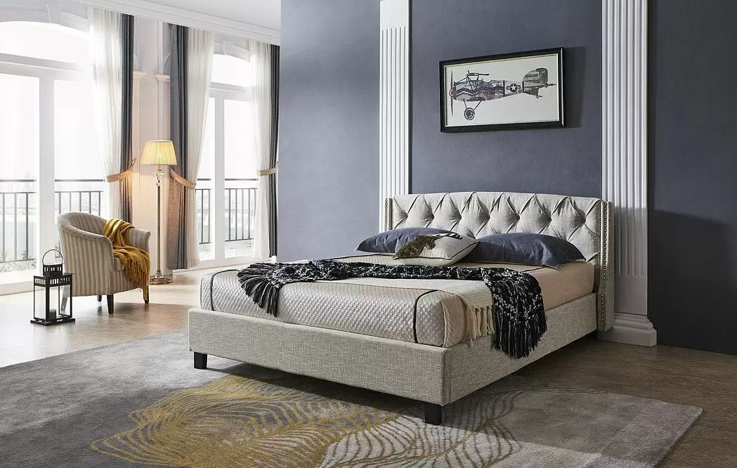 Кровать Evita 180x200 (с подъемным механизмом), кремовый