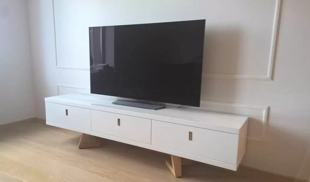 ТВ Тумба Avalon, белый/ясень - фото 11