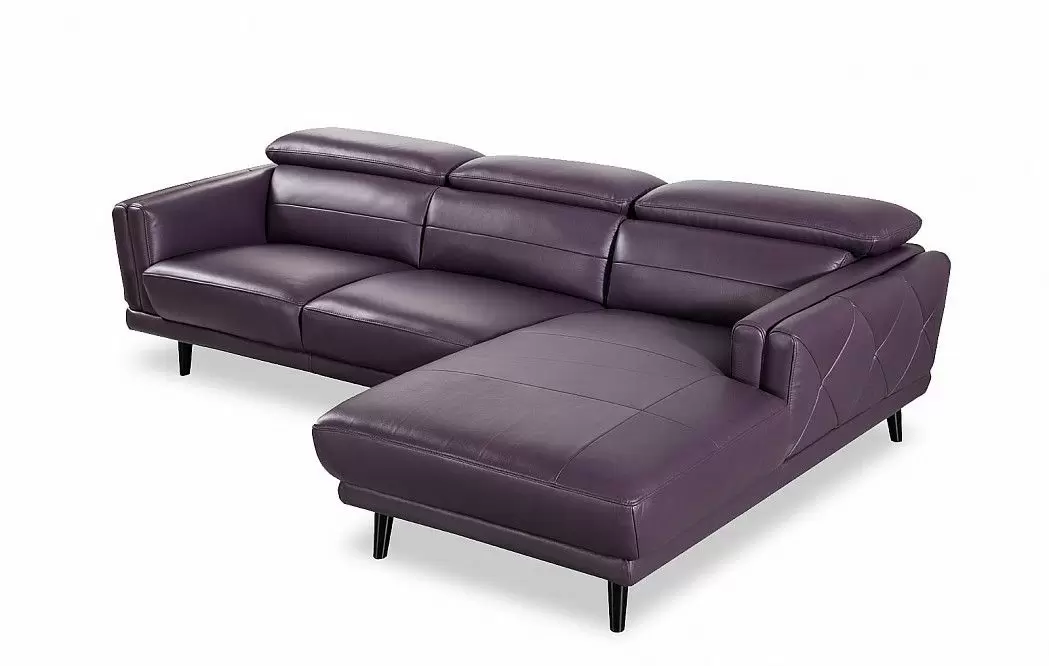 Диван Denver угловой (правый), фиолетовый - фото 2