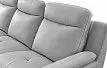 Диван-реклайнер Jonathan угловой (левый), светло-серый