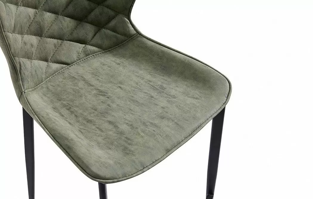 Стул полубарный Peggy (60), оливковый/черный - фото 3