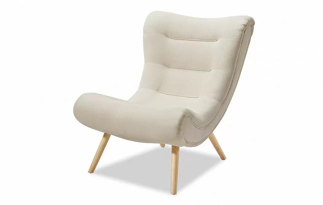 Кресло и оттоманка Dolce Vita, кремовый/натуральный - фото 6