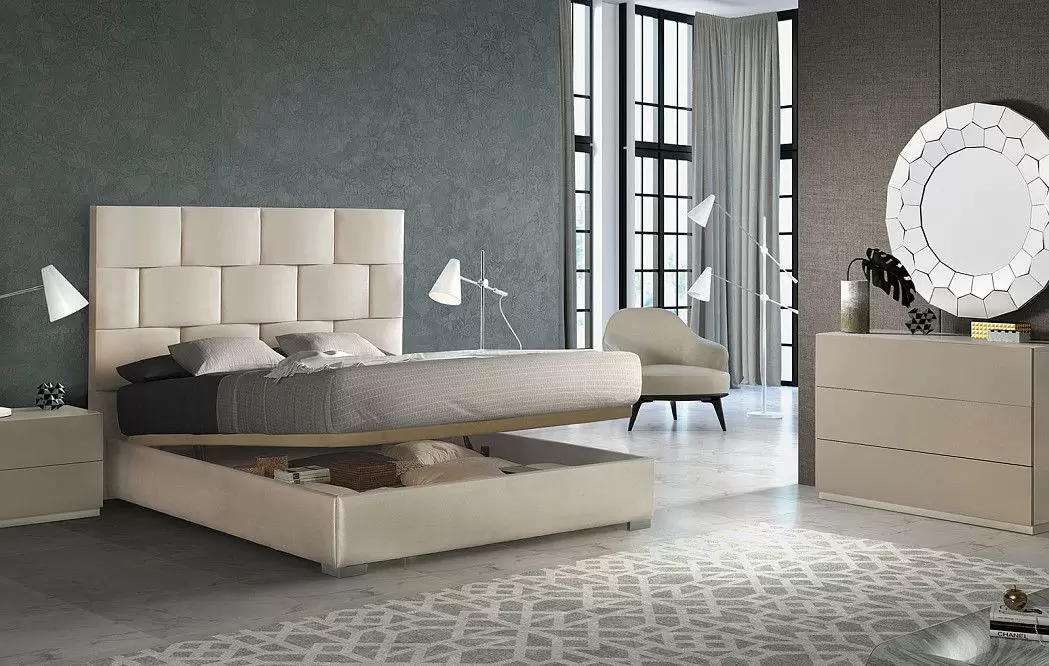 Комплект для спальни 644 BERLIN, слоновая кость - фото 2