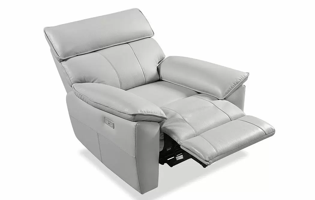 Кресло-реклайнер Allison, светло-серый - фото 10