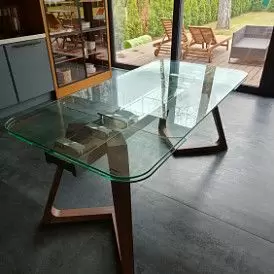 Стол раскладной Eden 140-200, орех