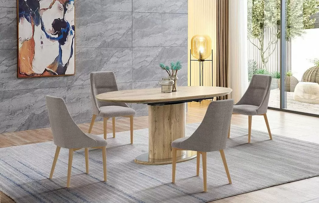 Стул Elwin, серый/ясень - фото 4