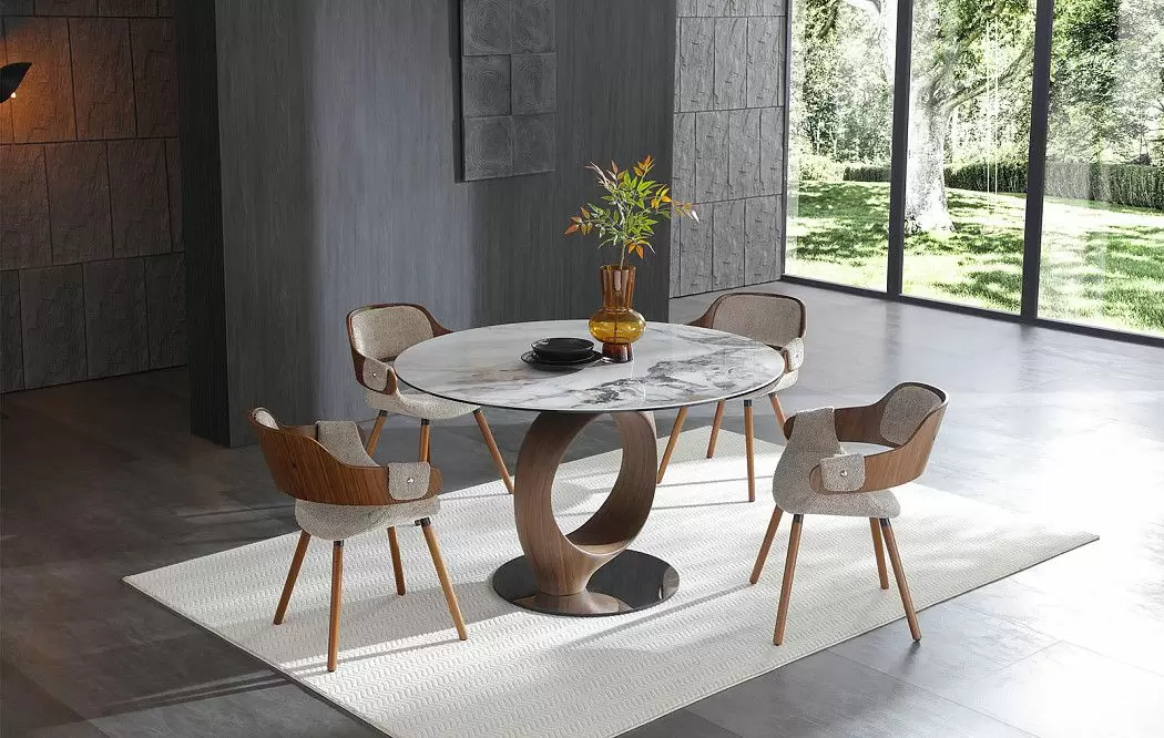 Стол Oasis + 4 песочных стула Jody