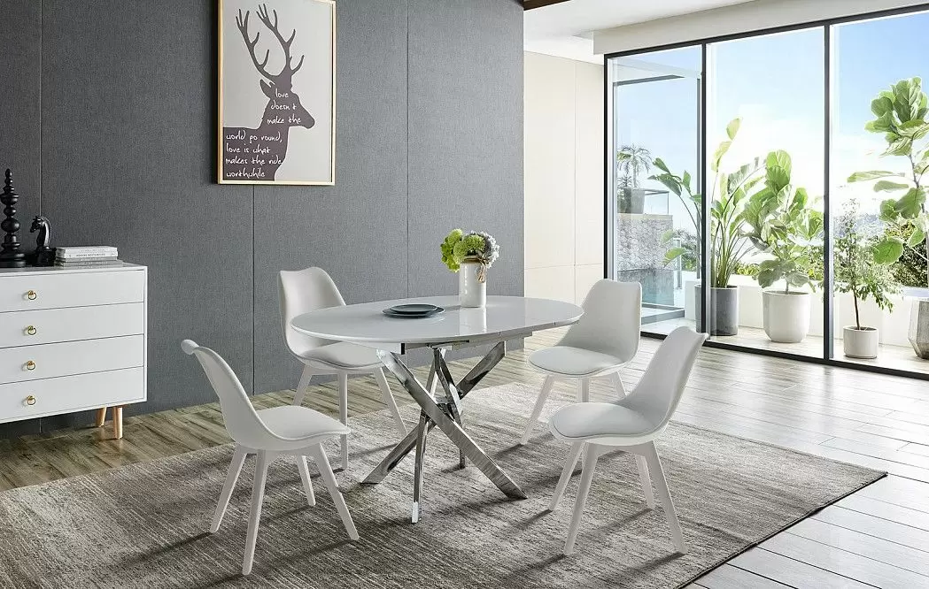 Стол Charly + 4 стула Mark