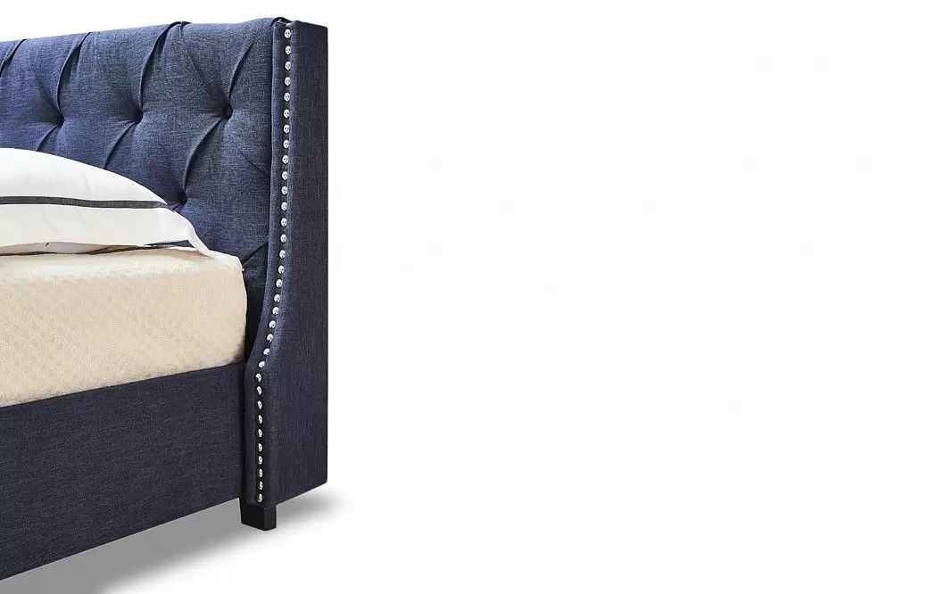 Кровать Evita 160x200 (с подъемным механизмом), темно-синий - фото 7