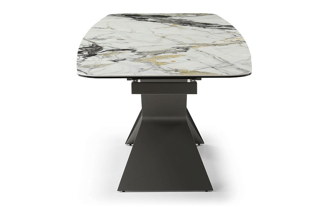 Стол раскладной Richard 180-270, светлая керамика/серый - фото 10