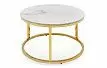 Набор из 2-х столов журнальных Nocturne, белая керамика/золото