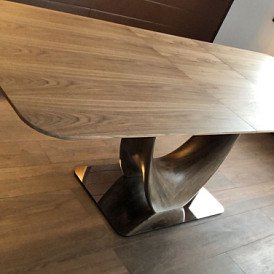 Стол раскладной Rimini 180-230, орех