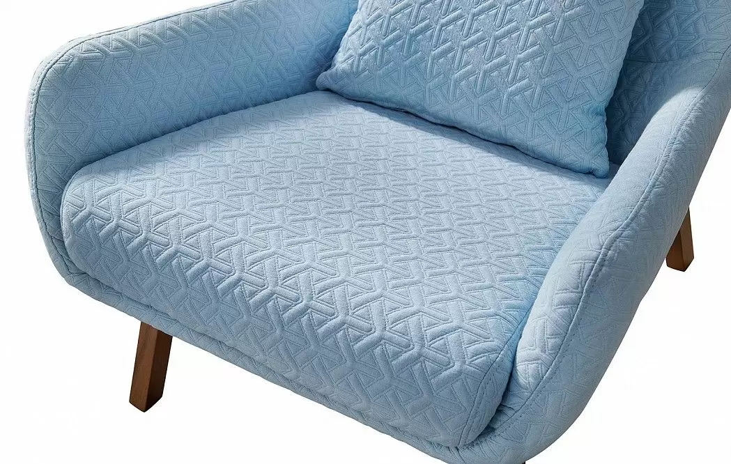 Кресло Baronet, голубой - фото 4