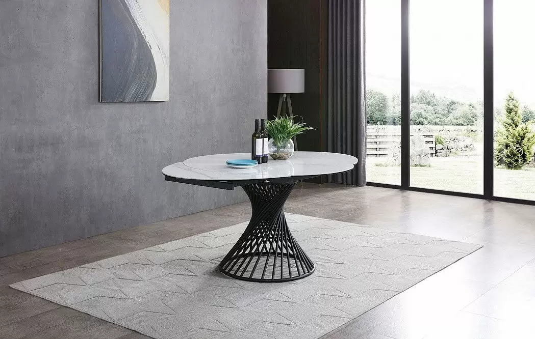 Стол Tornado белый + 4 стула Glenn - фото 2