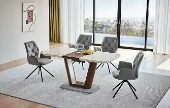 Стол Ester + 4 стула Estella