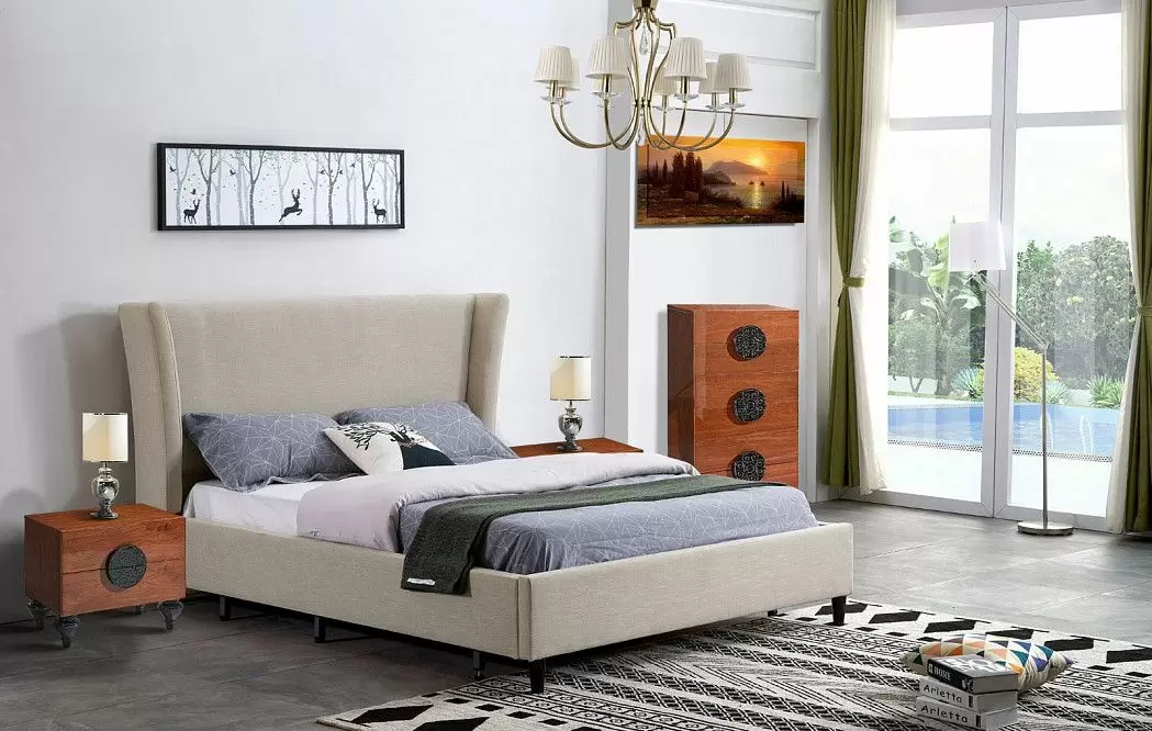 Кровать Octavia, бежевый - фото 9