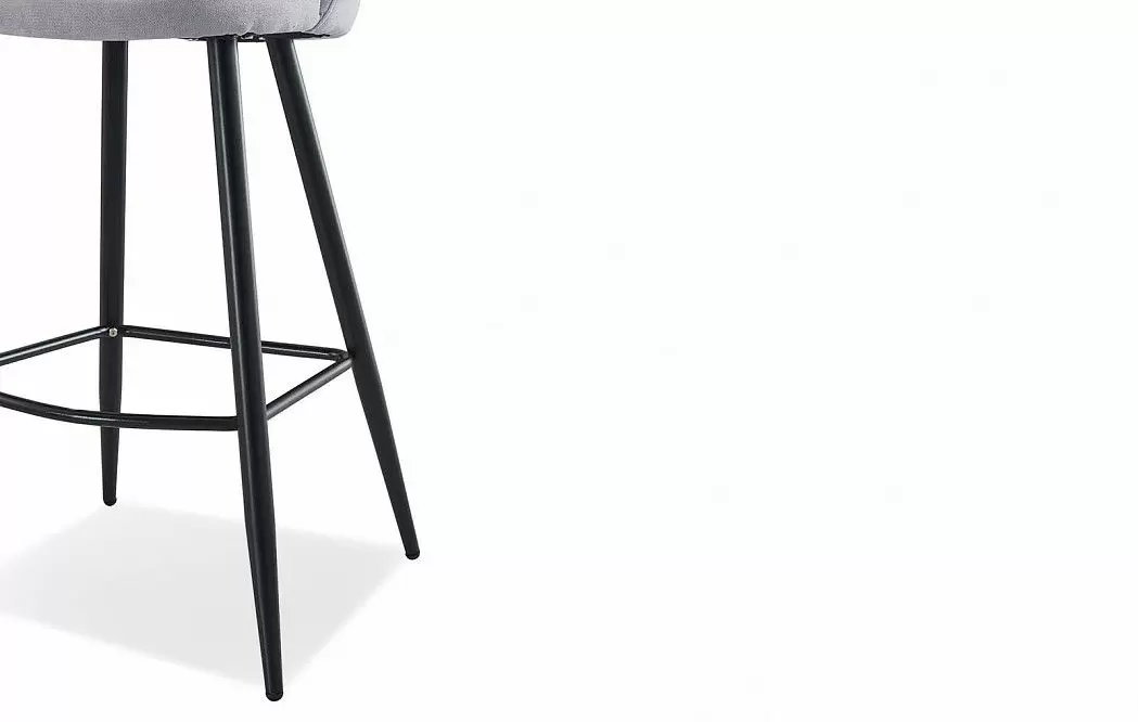 Стул барный Shelly Bar, серый/черный - фото 8