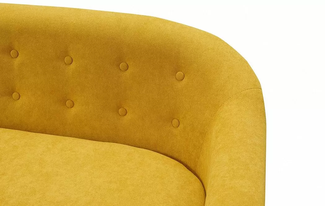 Комплект мягкой мебели Florence, желтый шафран/орех - фото 17