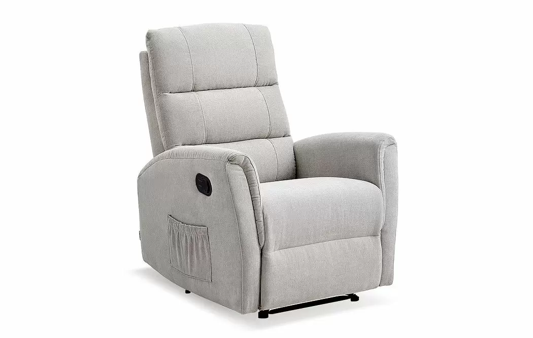 Кресло-реклайнер Siesta, серо-бежевый - фото 5