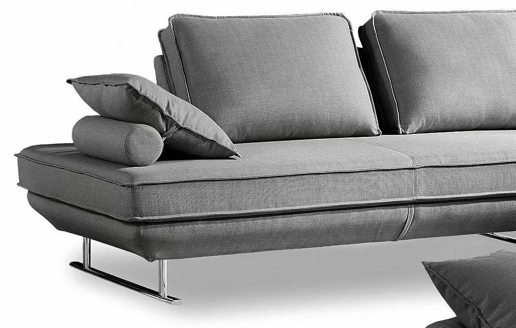 Диван-трансформер Bergamo угловой, серый - фото 17