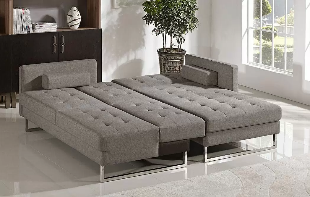 Диван Chicago угловой (правый), серо-коричневый - фото 2