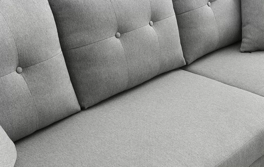 Диван-кровать North угловой (правый), серый - фото 7