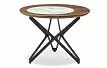 Стол журнальный Nicole (60), орех/керамика