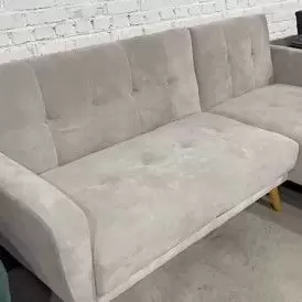 Диван-кровать Christy угловой (левый), серо-бежевый