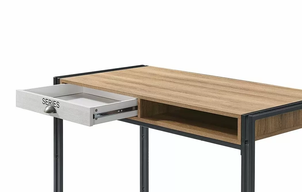 Стол письменный Discovery, орех/черный - фото 4