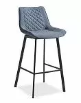 Стул барный Tracy (75), синий/черный
