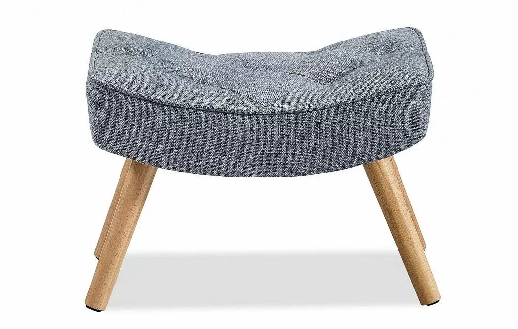 Кресло и оттоманка Hygge, серый/натуральный - фото 13