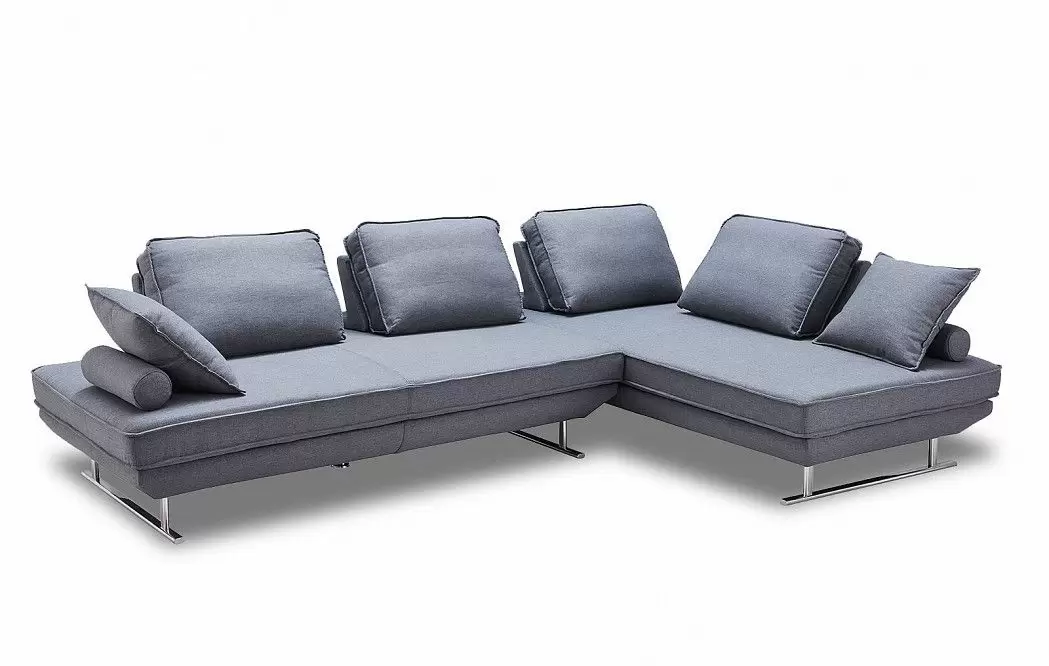 Диван-трансформер Bergamo угловой, серый - фото 6