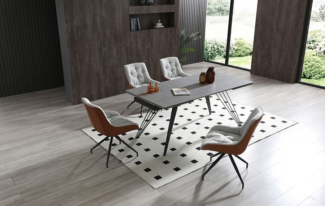 Стул Joely, серый/коричневый - фото 3