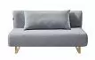 Диван-кровать Rosy 3-х местный, серый/без принта