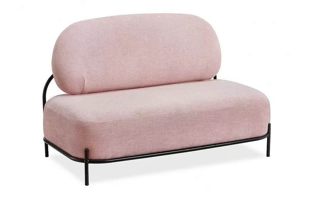 Диван Angelina 2-х местный, розовая пудра - фото 3