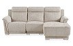 Диван-реклайнер Jonathan угловой (правый), бежевый