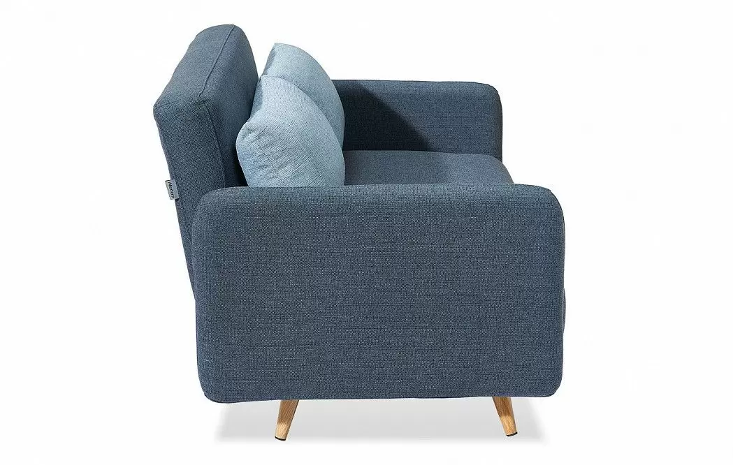 Диван-кровать Cardiff, синий/голубой меланж - фото 7