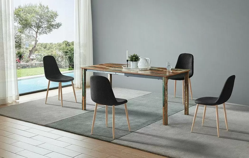 Стул Jackson, темно-серый/дерево - фото 10