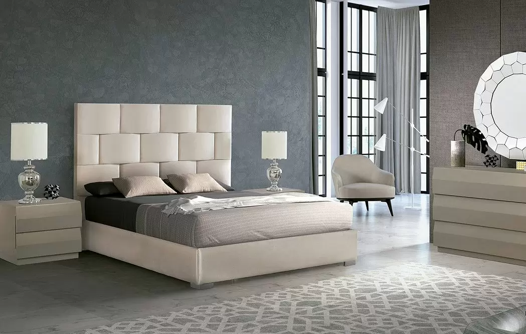 Комплект для спальни 644 BERLIN, слоновая кость