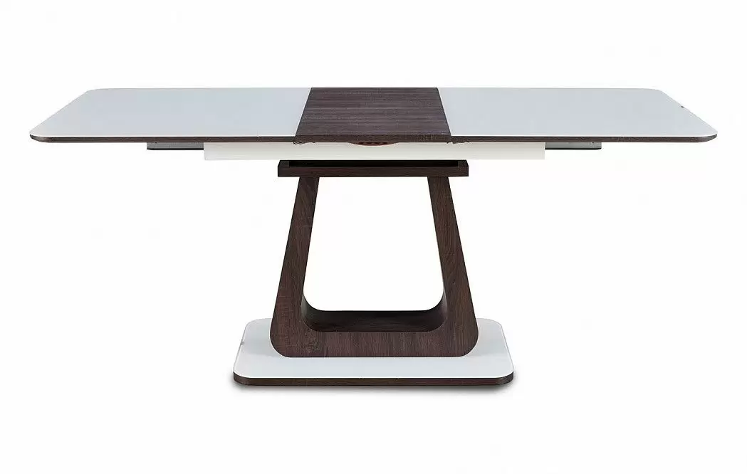 Стол раскладной Rosanna 140-180, темно-коричневый/белый - фото 11